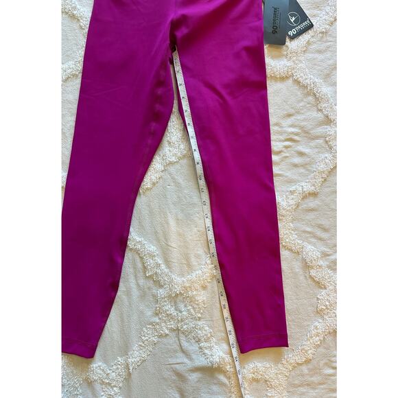 NWT 90 Degree By Reflex Fuchsia Ankle Length Leggings Sz. XS - Picture 2 of 7
